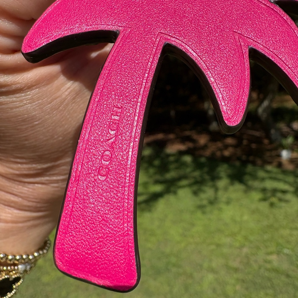 Coach Dragon Fruit Pink Keychain - Picture 4 of 6